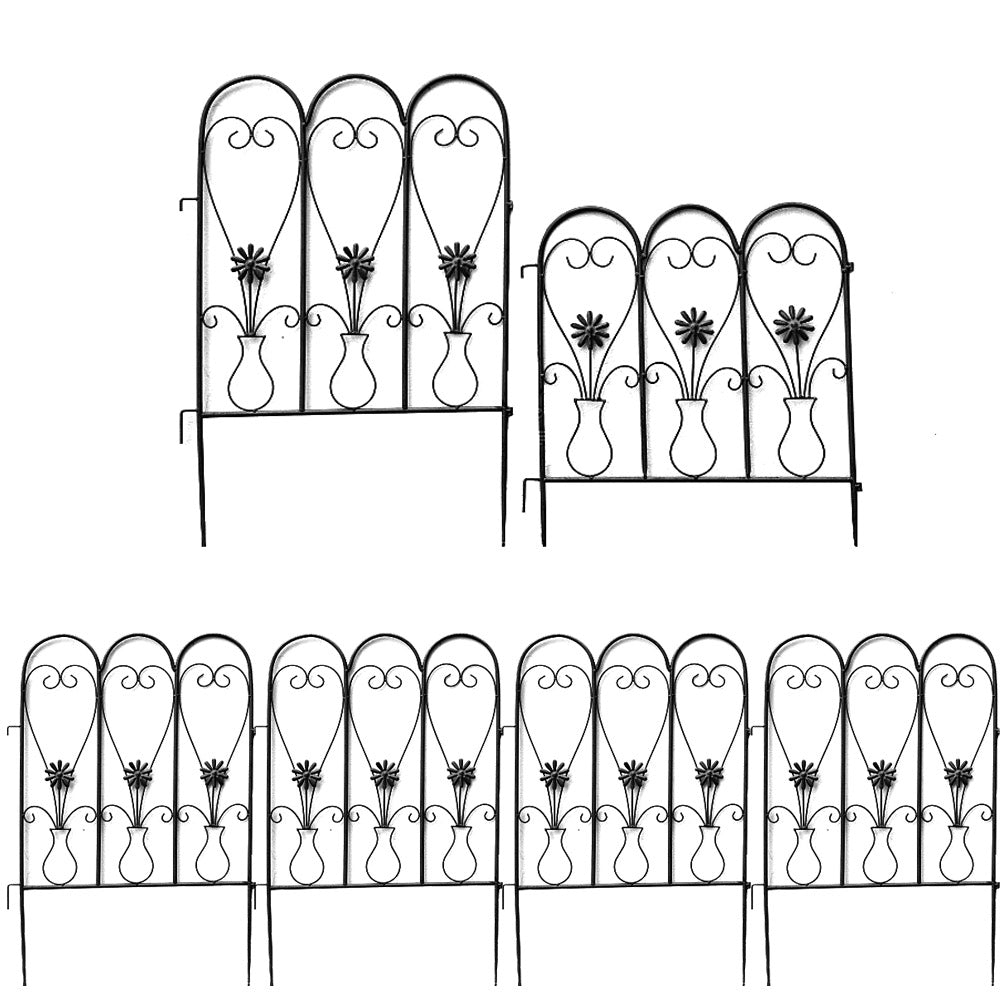 Retro old iron guardrail fence fence railing fence courtyard garden outdoor climbing rack can be assembled