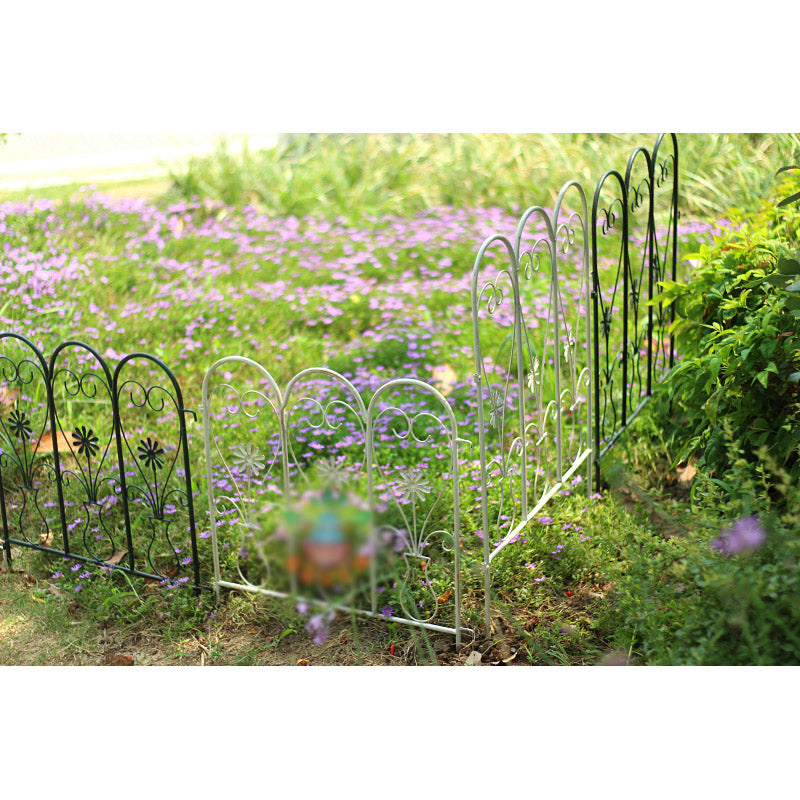 Retro old iron guardrail fence fence railing fence courtyard garden outdoor climbing rack can be assembled