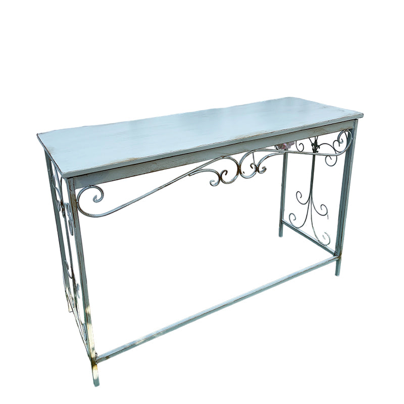 American country retro old iron console table flower rack rack homestay flower shop courtyard balcony decoration garden