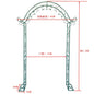 Metal Garden Arbor Arch Stand for Wedding Party Elegant Decorations & Garden Climbing Plants iron arch large garden arch