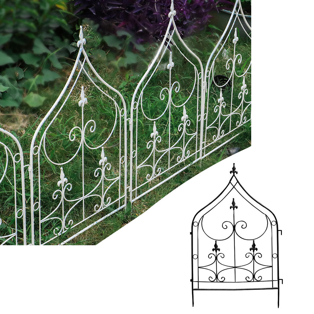 Border Edging Set Wire Folding Fencing for Garden Landscaping Fence Animal Barrier Black border fence Manufacture