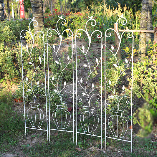 Climbing Plant Garden Trellis, Potted Plant Support Iron Plant Trellis, Clematis Metal Trellis