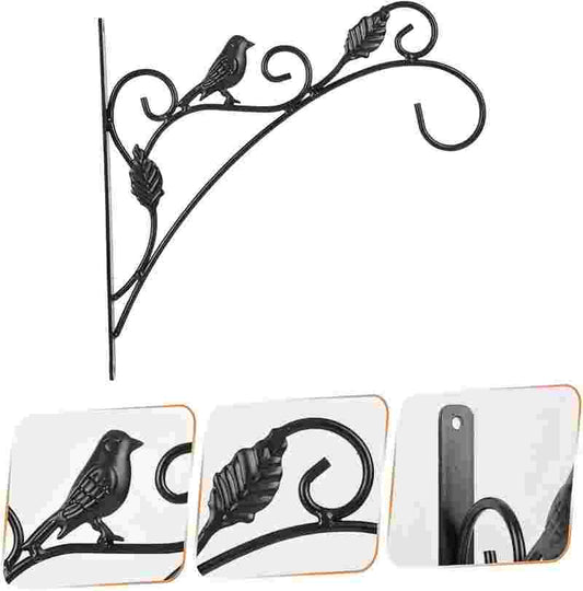 Hanging Plant Bracket Wall Hook Iron Planter Hooks Wall Mounted Decorative Hanger