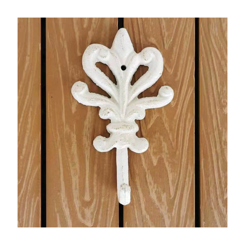 Vintage Style Decorative Cast Iron Hanging Hook Wall Mounted Clothes Hanger Coat Hook Rail Metal Clothe Wall Hook