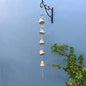 Yard Decoration Pendant Metal Wind Chime Rain Chain Villa Landscape Hanging Rain Chain Vintage Bell Iron Ornament