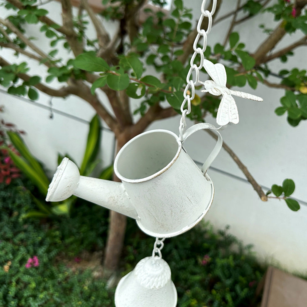 Watering Can Iron Wind Chime Wind Bell Metal Wind chime for Yard Farmhouse Outside Home Decor