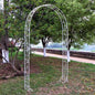 metal garden arbor trellis for climbing plant vine outdoor arch gate round metal garden arch for plants