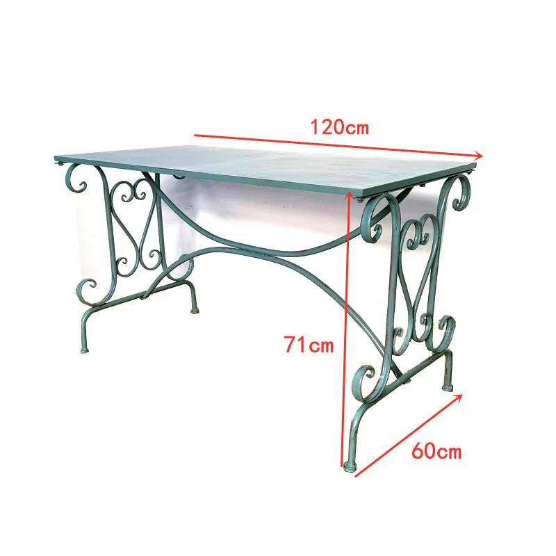 European style outdoor tables and chairs outdoor courtyard leisure garden indoor balcony tea table Outdoor Furniture