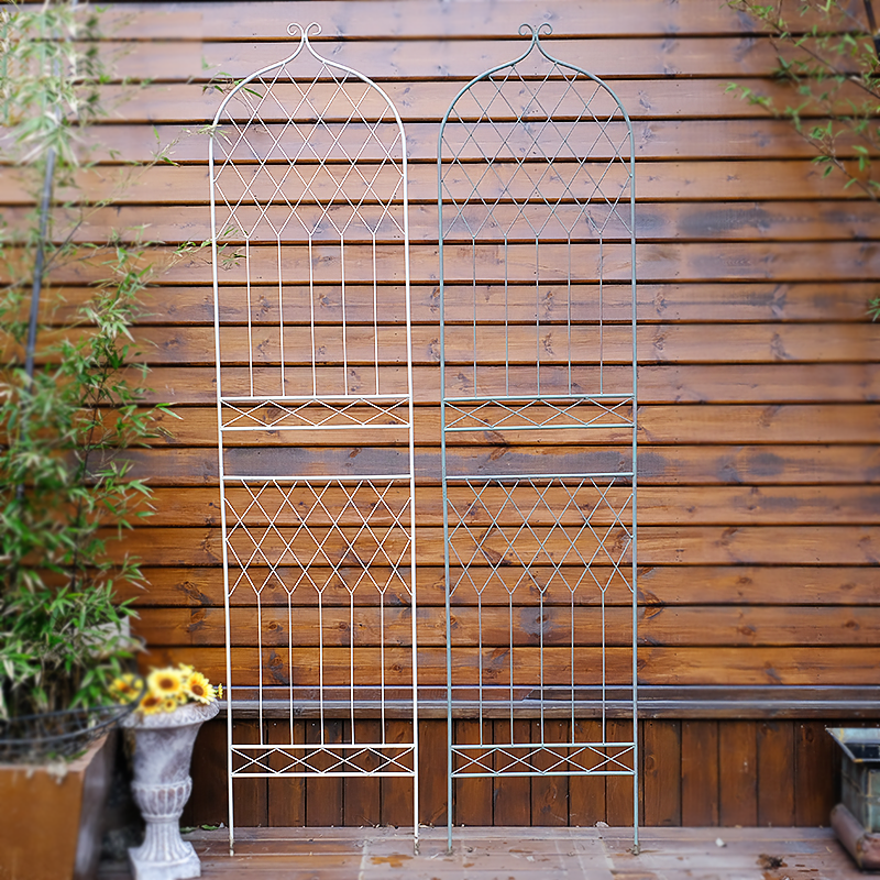 Trellis Garden Plant Climbing Frame Lawn Edge Fence Flower Bed Fence Metal Plant Stand for Garden Decoration