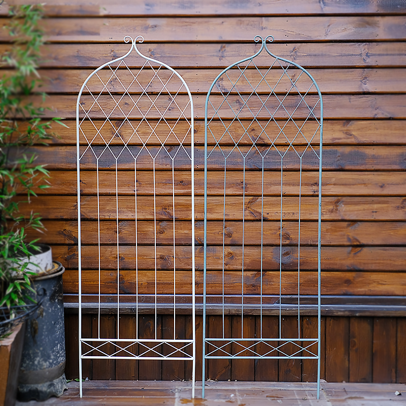 Trellis Garden Plant Climbing Frame Lawn Edge Fence Flower Bed Fence Metal Plant Stand for Garden Decoration