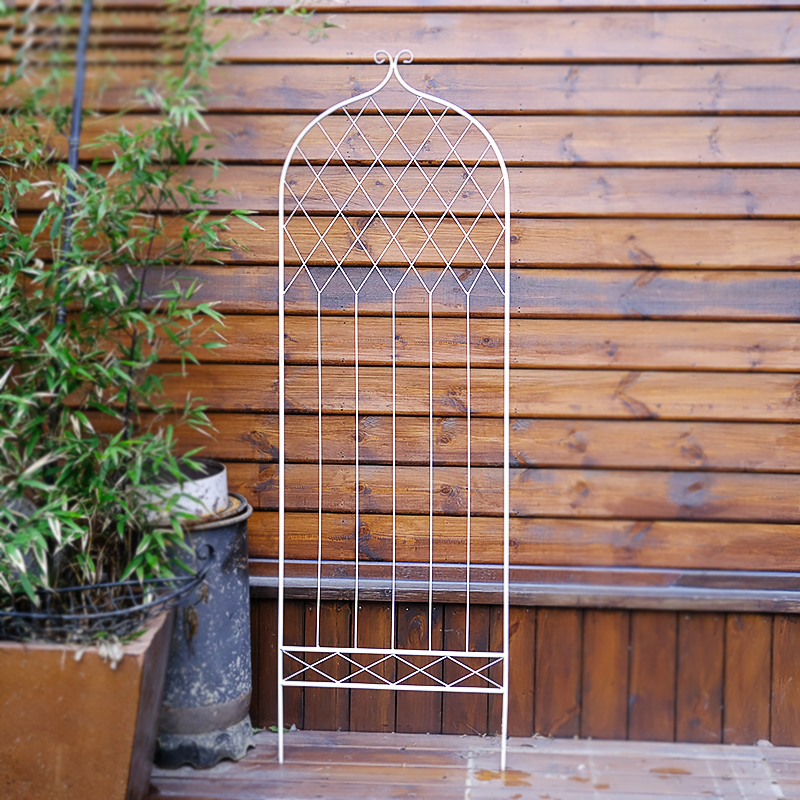 Trellis Garden Plant Climbing Frame Lawn Edge Fence Flower Bed Fence Metal Plant Stand for Garden Decoration