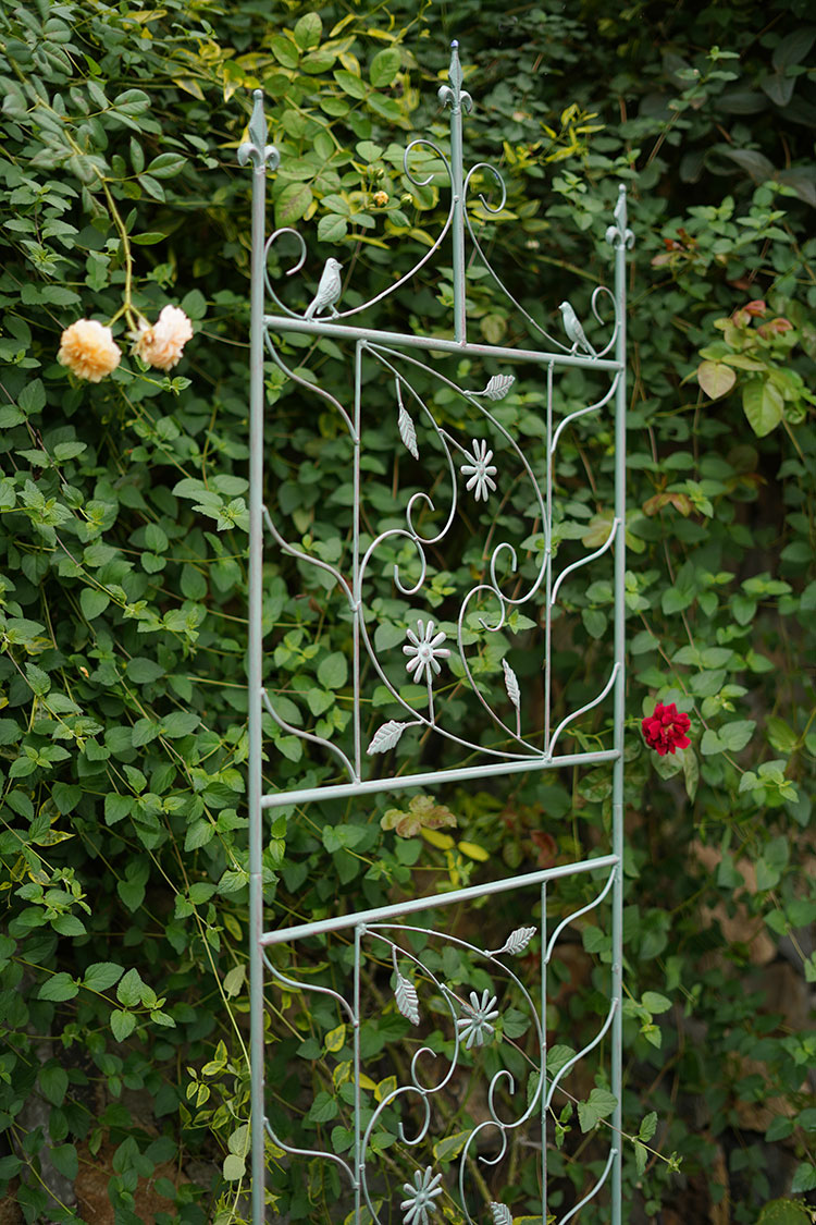 Easily Assembled Sustainable Customized Metal Garden Trellis Plant Climbing Iron Garden Fence Arch Vines Flowers Plant Trellis