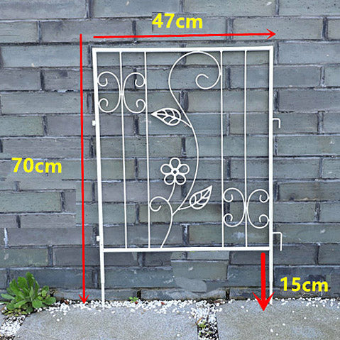 Garden Trellis for Climbing Plants Black Iron Plant Trellis for Potted Plant Support Metal Trellis for Rose