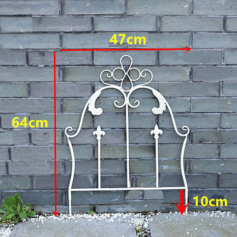 Garden Trellis for Climbing Plants Black Iron Plant Trellis for Potted Plant Support Metal Trellis for Rose