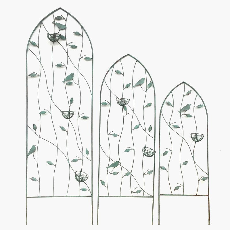 High Quality Outdoor Metal Climbing Frame Garden Fence for Plant Flower Wall Climbing Garden Trellis for climbing plants