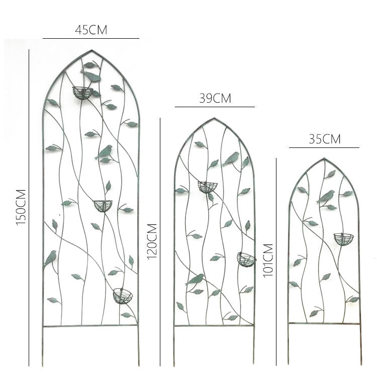 High Quality Outdoor Metal Climbing Frame Garden Fence for Plant Flower Wall Climbing Garden Trellis for climbing plants