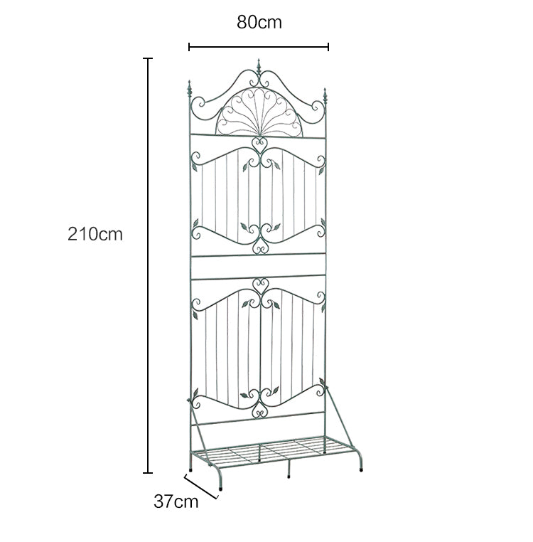 Easily Assembled Sustainable Customized Metal Garden Trellis Plant Climbing Iron Garden Fence Arch Vines Flowers Plant Trellis