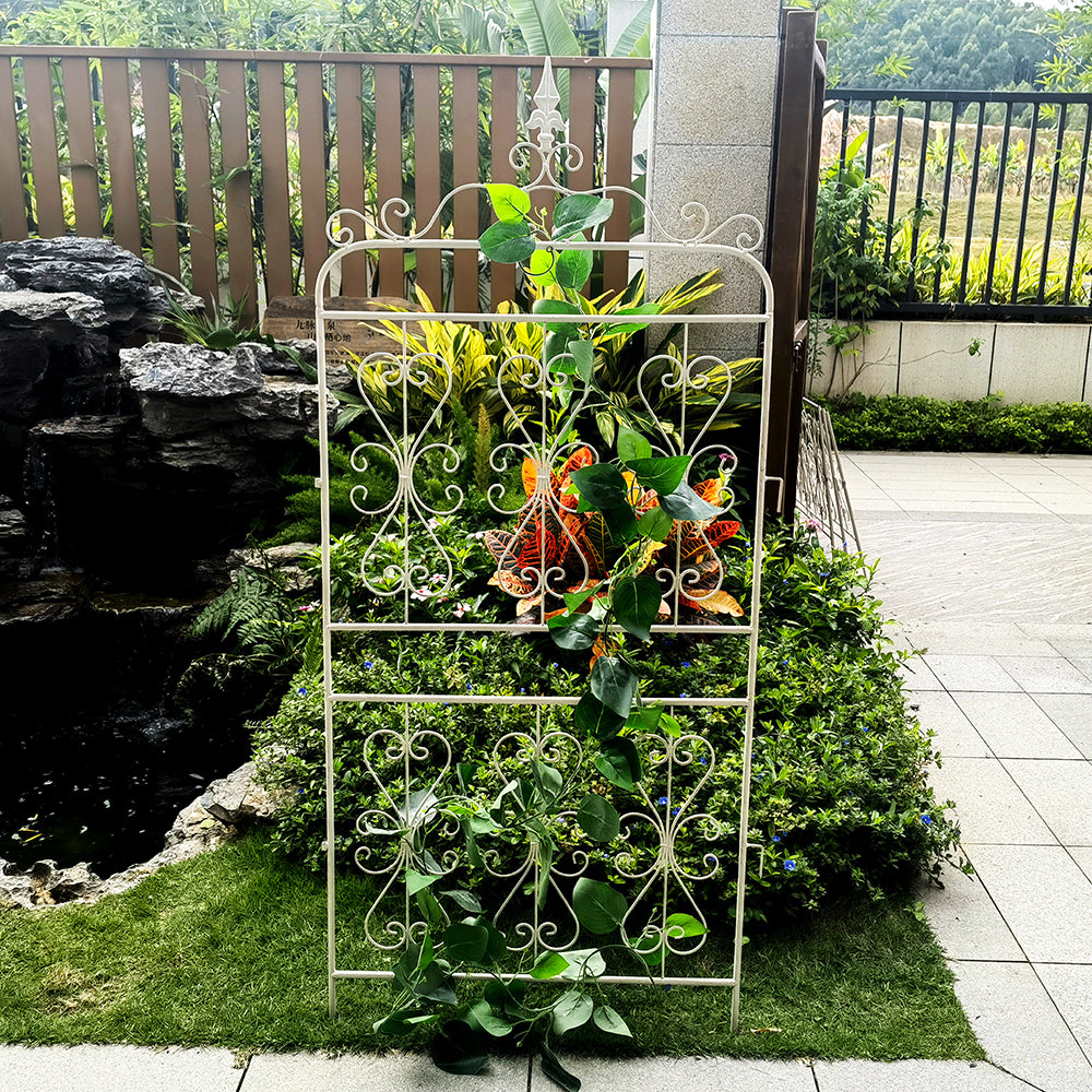 3 tier Clematis rose climbing pergola Outdoor fence Wrought iron plant support frame outdoor cucumber climbing frame