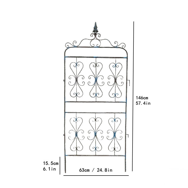 3 tier Clematis rose climbing pergola Outdoor fence Wrought iron plant support frame outdoor cucumber climbing frame