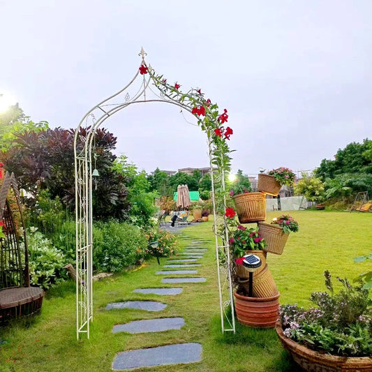 Garden Decoration Iron plant Rose Flower Arch Garden Craft Metal Outdoor Garden Arch