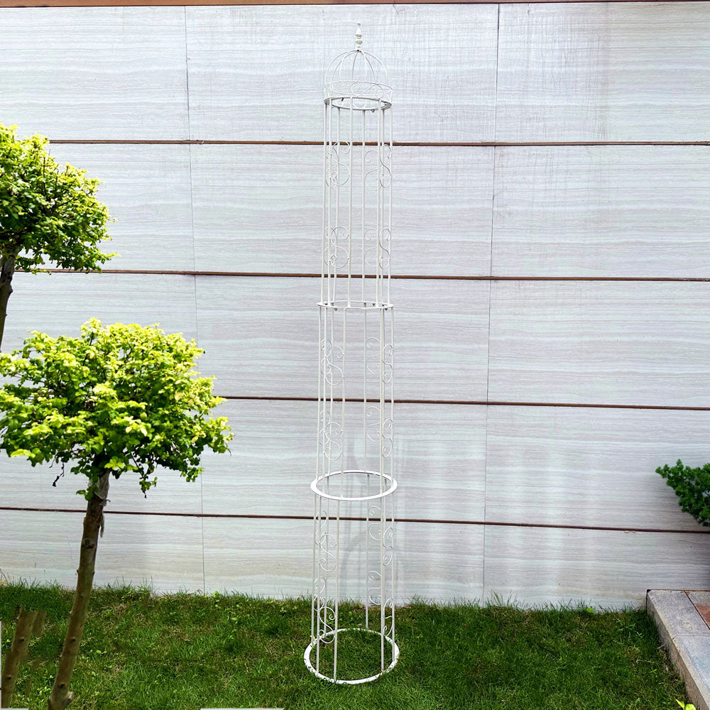 Garden Metal lron Flower Stand Splicing Climbing Vine Flower Stand With Double layer