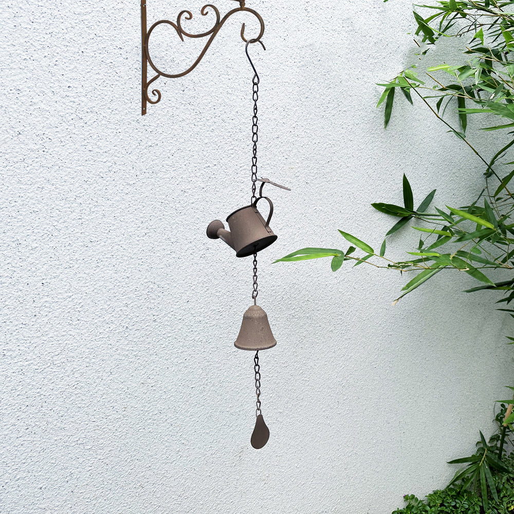 Watering Can Iron Wind Chime Wind Bell Metal Wind chime for Yard Farmhouse Outside Home Decor