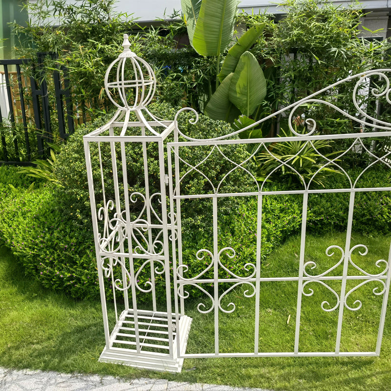 Large Metal Arch Frame Wedding Decoration Arch Backdrop Stand Garden Arbor Arch with gate