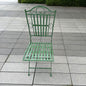 Outdoor garden iron old retro folding chair villa homestay special dining chair home single backrest chair cross-border