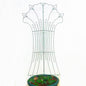 Peacock tail retro iron flower stand unlimited heightening iron clematis climbing rack balcony flower pot rack rose climbing rack