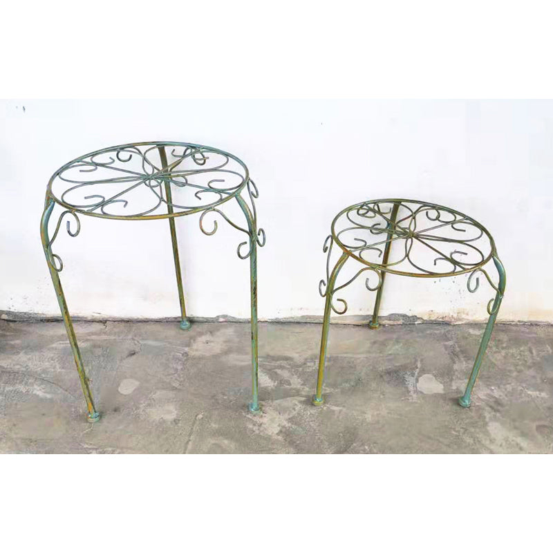 2-pack iron potting stand, indoor and outdoor flower pot holder, suitable for home and garden indoor plant holder