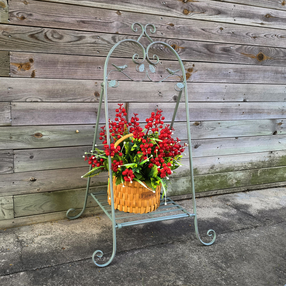 New wholesale outdoor indoor metal wrought iron flower plant pots stands for decoration