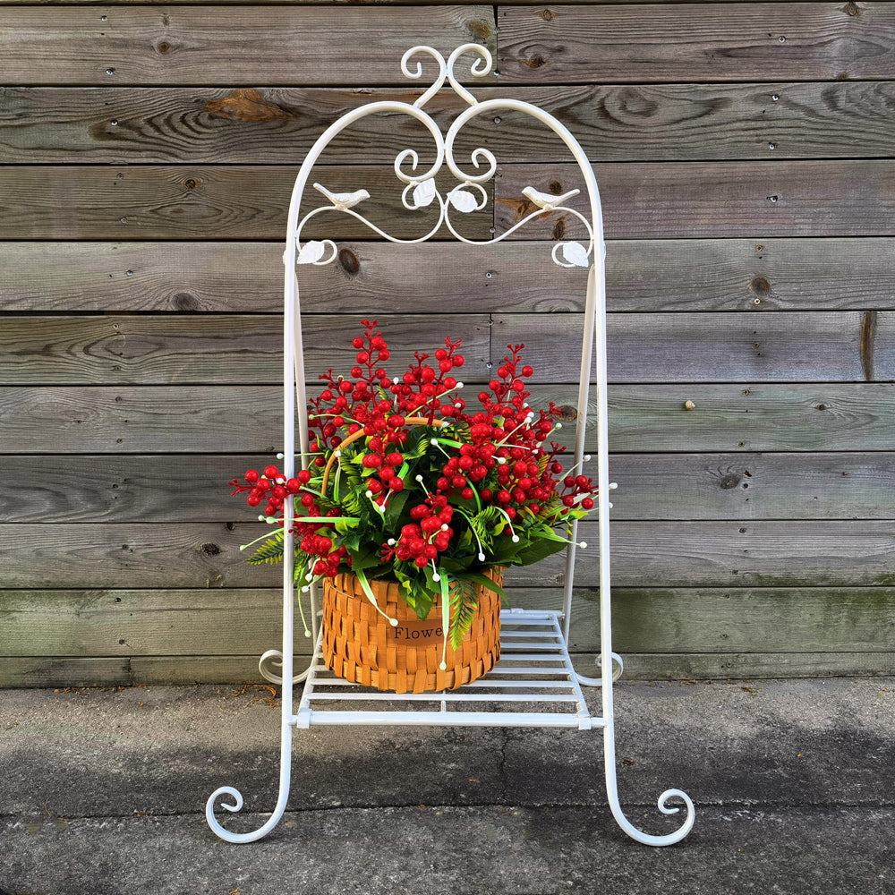 New wholesale outdoor indoor metal wrought iron flower plant pots stands for decoration