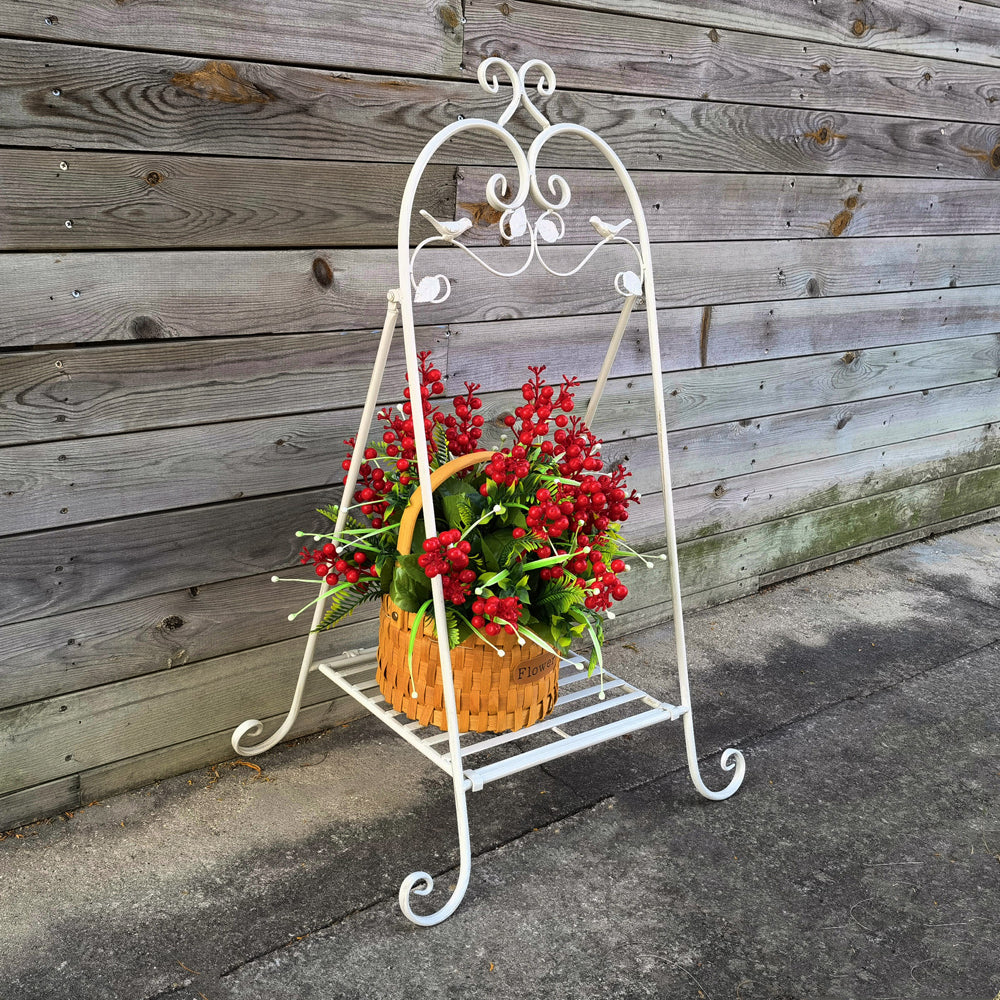 New wholesale outdoor indoor metal wrought iron flower plant pots stands for decoration