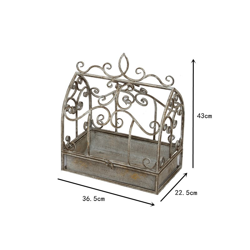 Creative Birdcage Shape Plant Stand home Decorative balcony pot stand plant shelves garden shelf plant stand