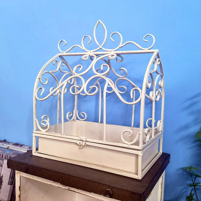 Creative Birdcage Shape Plant Stand home Decorative balcony pot stand plant shelves garden shelf plant stand