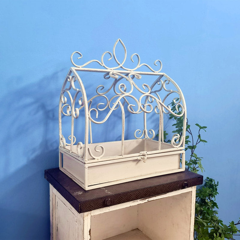 Creative Birdcage Shape Plant Stand home Decorative balcony pot stand plant shelves garden shelf plant stand