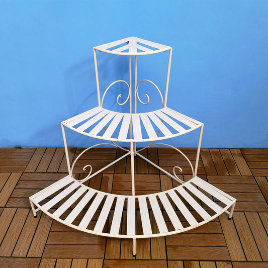 Flower Potted Holder Rack Plant Stand for Indoor Outdoor corner metal plant stand 3 tier flower pot display rack