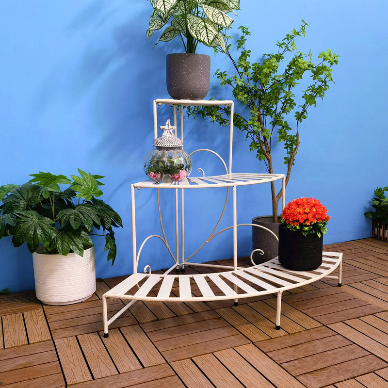 Flower Potted Holder Rack Plant Stand for Indoor Outdoor corner metal plant stand 3 tier flower pot display rack