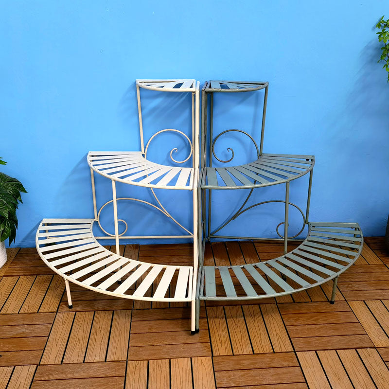 Flower Potted Holder Rack Plant Stand for Indoor Outdoor corner metal plant stand 3 tier flower pot display rack