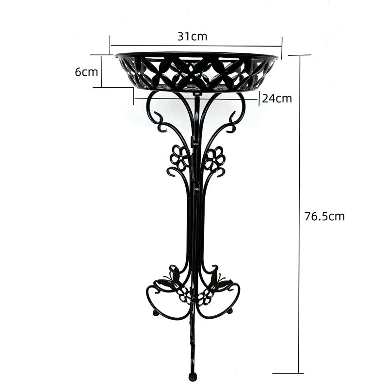 Suporte de exibição para plantas, suporte de flores para vasos suculentos, casa de jardim ao ar livre, bonsai, sala de estar, suporte de flores de metal 