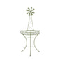 European iron work rotating windmill semi-circle garden rack outdoor Clematis climbing pergola balcony garden rack