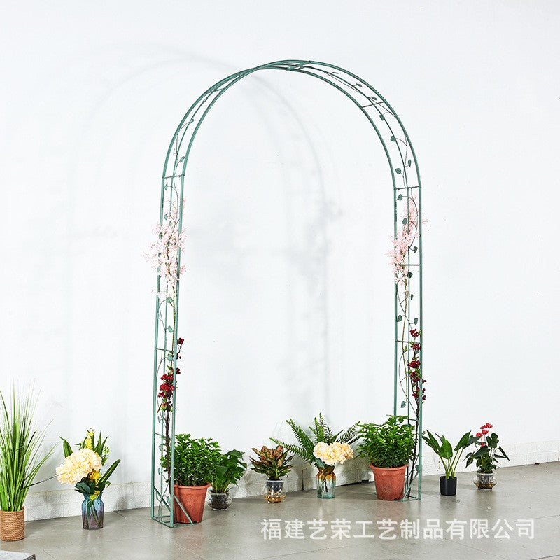 metal garden arbor trellis for climbing plant vine outdoor arch gate round metal garden arch for plants