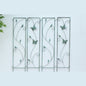 4pcs Combination square plane flower stand flower curtain butterfly bird screen fence clematis rose iron art old climbing rack