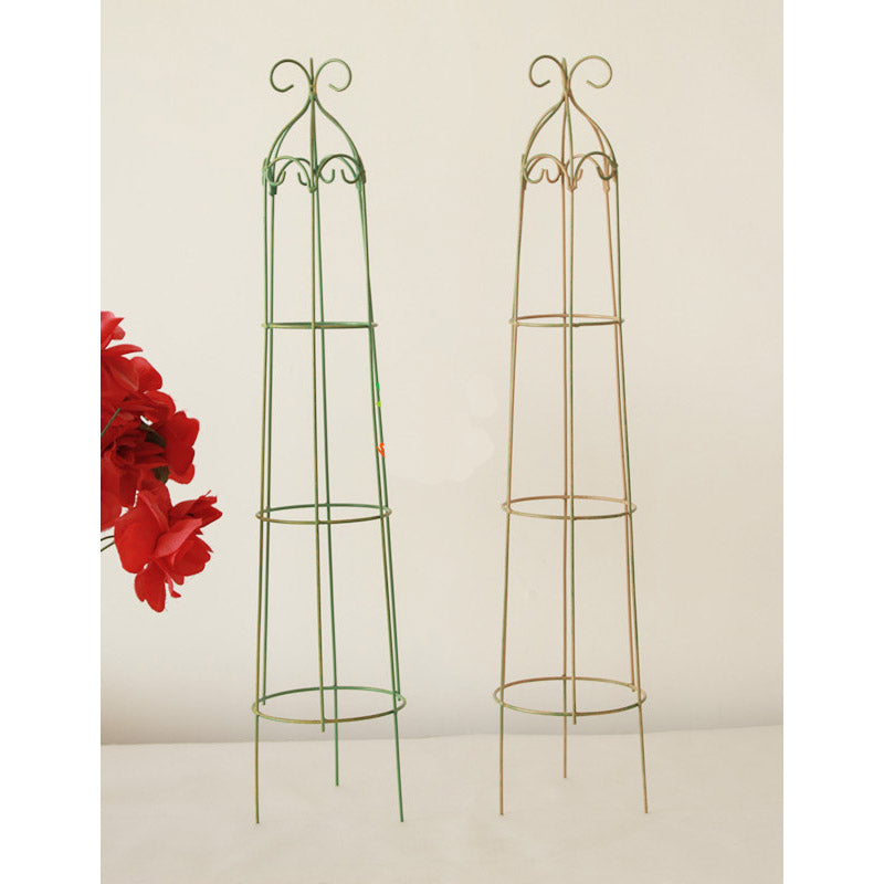 2 color set European retro old climbing rack floor flower pot plant climbing rack, clematis rose climbing rack