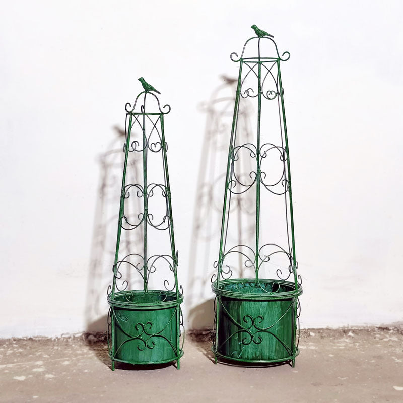 Conical Vegetables Plants Trellis Frame Flower Decorative Garden Tools Plant Support Vine Climbing Rack metal flower stand