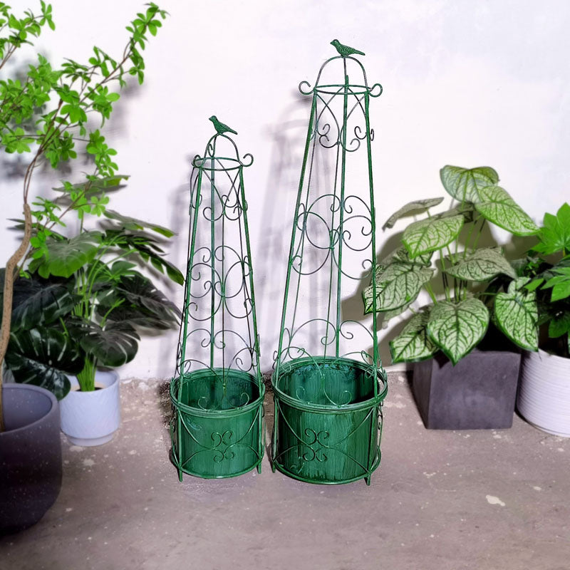 Conical Vegetables Plants Trellis Frame Flower Decorative Garden Tools Plant Support Vine Climbing Rack metal flower stand